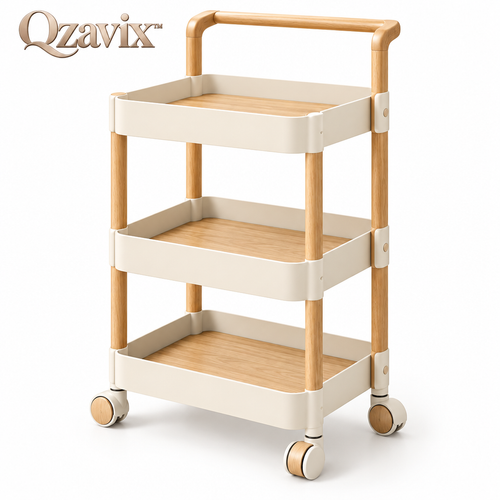 Qzavix™ Nordic Rolling Storage Cart