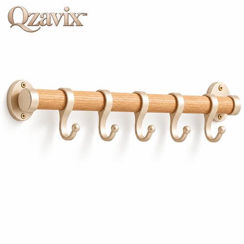 Qzavix™ Minimalist Wall Hook Rail System